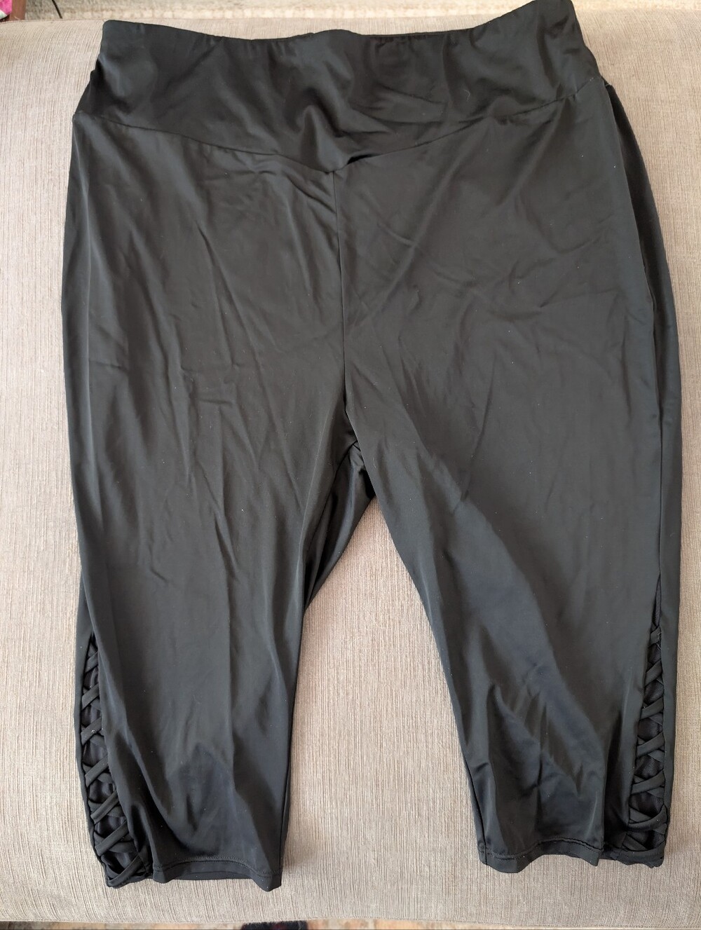 Black High Waisted Swim Capris 26 Plus Size Swimsuits For All